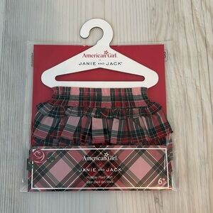 American Girl doll plaid skirt